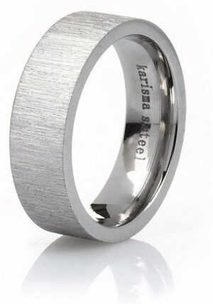 Karisma Trauring Karisma Edelstahl Ring Ehering - Trauring - Freundschaftsring - Silber Look JZ36487 - 59 (18.8)