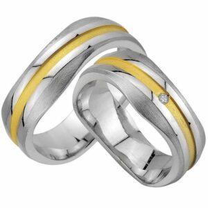 Trauringe123 Trauring Hochzeitsringe Verlobungsringe Trauringe Eheringe Partnerringe SILBER GOLD Platiert