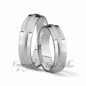 Trauringe123 Trauring Hochzeitsringe Verlobungsringe Trauringe Eheringe Partnerringe aus 925er Silber mit Stein