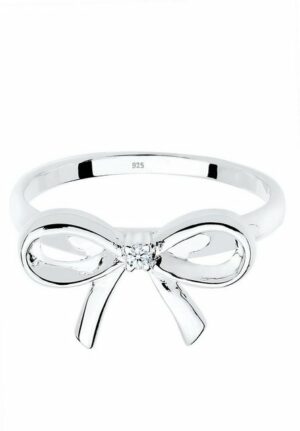Elli DIAMONDS Verlobungsring Schleife Diamant 0.015 ct. 925 Silber