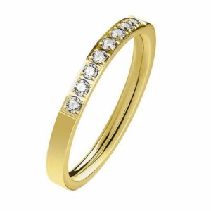 Taffstyle Fingerring Damen Ring Verlobungsring Ehering mit Kristallen