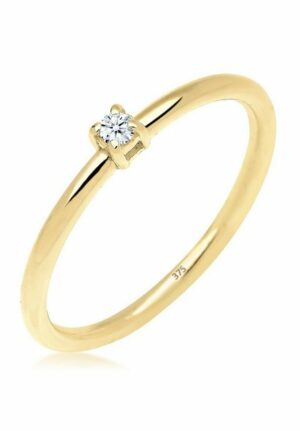 Elli DIAMONDS Verlobungsring Verlobungsring Diamant 0.03 ct. 375 Gelbgold