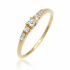 Elli DIAMONDS Verlobungsring Verlobung Diamanten (0.14 ct) 585 Gold
