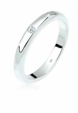 Elli DIAMONDS Verlobungsring 925 Sterling Silber Diamant ct 0.03 Verlobungsring