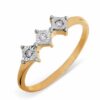 Zolotoy Exklusiv Diamantring Fingerring mit Brillanten 585 Roségold 145613493 Diamantiert Verlobungsring (1-tlg.