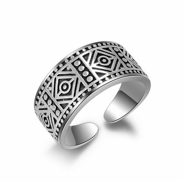 ELIAUK Fingerring Ringe Retro Breit Ring Freundschaftsringe Eheringe Verlobungsringe (1-tlg)