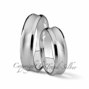 Trauringe123 Trauring Hochzeitsringe Verlobungsringe Trauringe Eheringe Partnerringe aus 925er Silber mit Stein