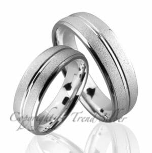 Trauringe123 Trauring Hochzeitsringe Verlobungsringe Trauringe Eheringe Partnerringe aus 925er Silber ohne Stein