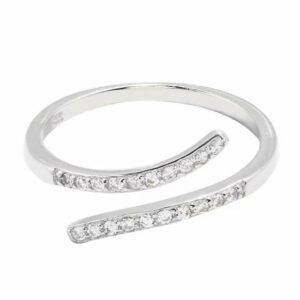 ACCZOO Fingerring Fingerring Damen Silber 925 (für Frauen Paar Ring Schmuck