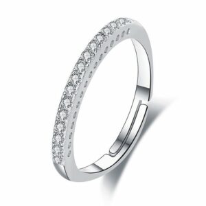 ACCZOO Silberring 925 Sterling Silber Ringe (S925-Sterlingsilber