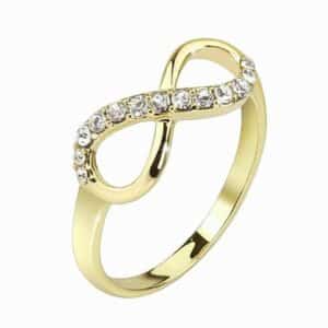 Taffstyle Fingerring Damen Ring Infinity Verlobungsring Damenring