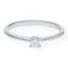 JuwelmaLux Verlobungsring Verlobungsring Weißgold mit Diamant(en) (1-tlg)