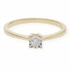 JuwelmaLux Verlobungsring Ring Gold Diamant(en) (1-tlg)