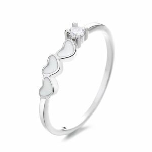 ACCZOO Fingerring Fingerring Damen Silber 925 (für Frauen Paar Ring Schmuck