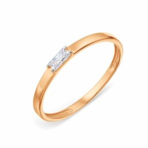 Zolotoy Goldring Verlobungsring 585 Roségold Zirkonia 142018300 (1-tlg.