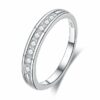 ACCZOO Silberring Ring Silber 925 (Durchmesser: 17