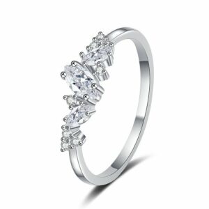 ACCZOO Silberring Ringe Silber 925 für Damen (Umfang: 51