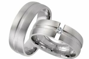 Trauringe123 Trauring Hochzeitsringe Verlobungsringe Trauringe Eheringe Partnerringe mit Stein JE2