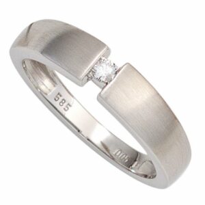 Schmuck Krone Verlobungsring Damen Ring Diamant Brillant 0