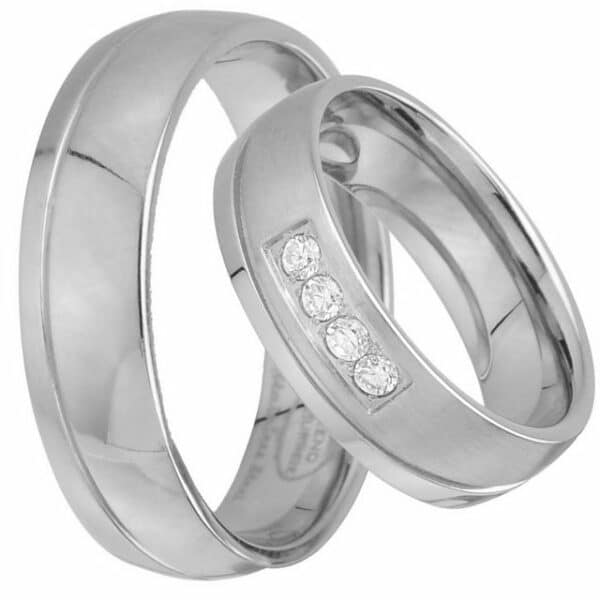 Trauringe123 Trauring Hochzeitsringe Verlobungsringe Trauringe Eheringe Partnerringe Ohne und mit 4 Steinen