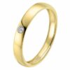 trendor Goldring Verlobungsring mit Brillant Gold 585 / 14 Karat