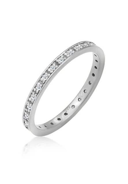 Elli DIAMONDS Verlobungsring Aufsteckring Diamant 0.14 ct. 585 Weißgold