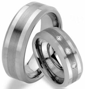 Trauringe123 Trauring WOLFRAM TUNGSTEN Ringe Hochzeitsringe Verlobungsringe Trauringe Eheringe Partnerringe JW5