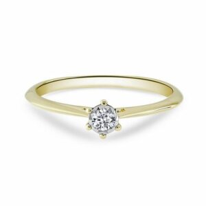 Adam & Eve Verlobungsring Verlobungsring Diamant (0.06 ct) 585 Gelbgold