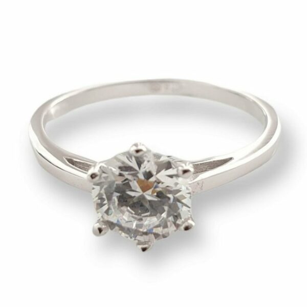 Zolotoy Verlobungsring Zirkonia 925 Silber Fingerring 51435 Damen Ring Verlobung (1-tlg.