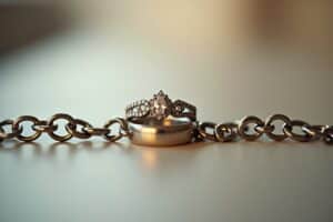 17 Ideen: Ehering an Kette befestigen