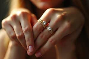 12 Designs: Hand Verlobungsringe und Eheringe Gold